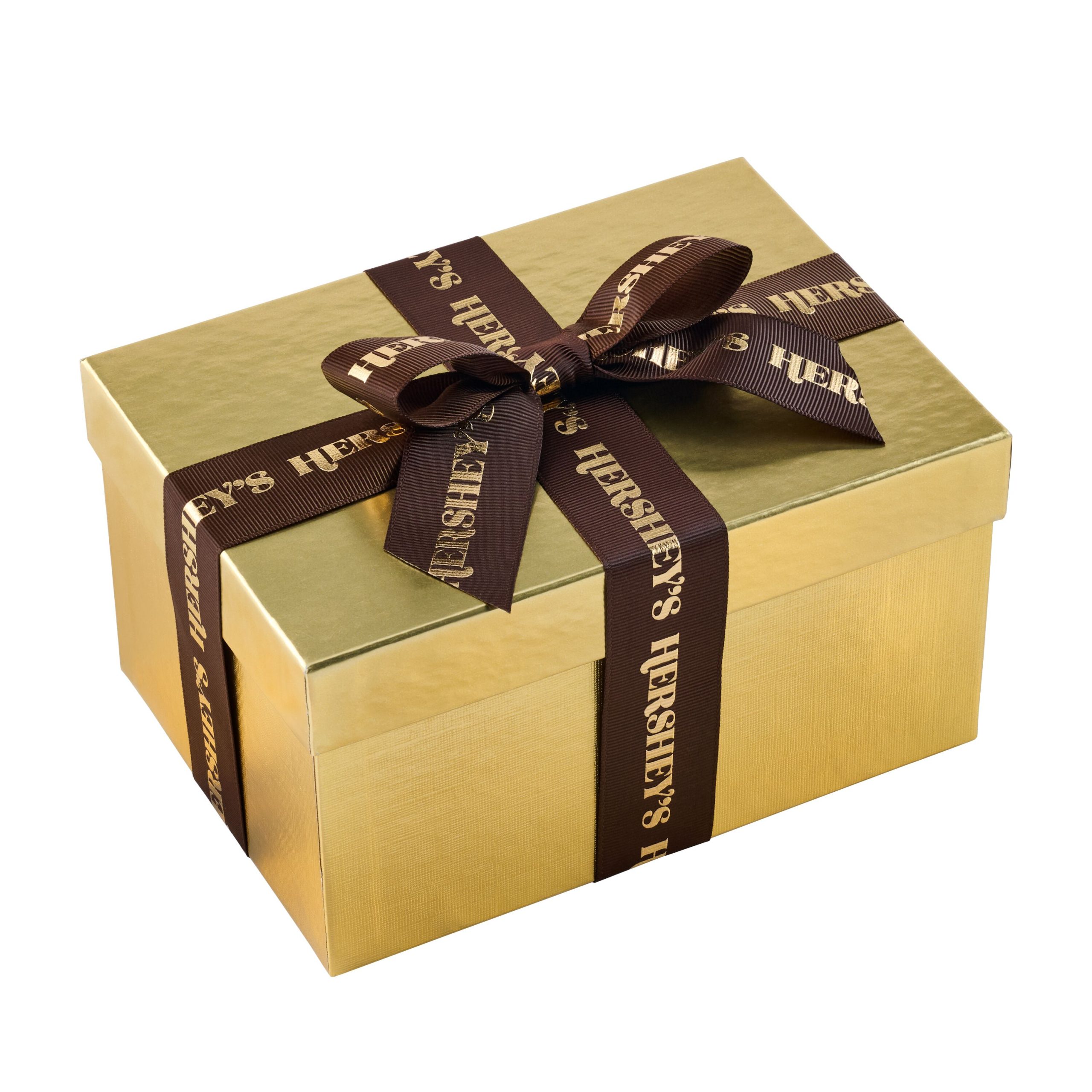 Hershey’s 2lbs Golden Gift Box: Milk & Dark Chocolate Assortment - THE HERSHEY COMPANY