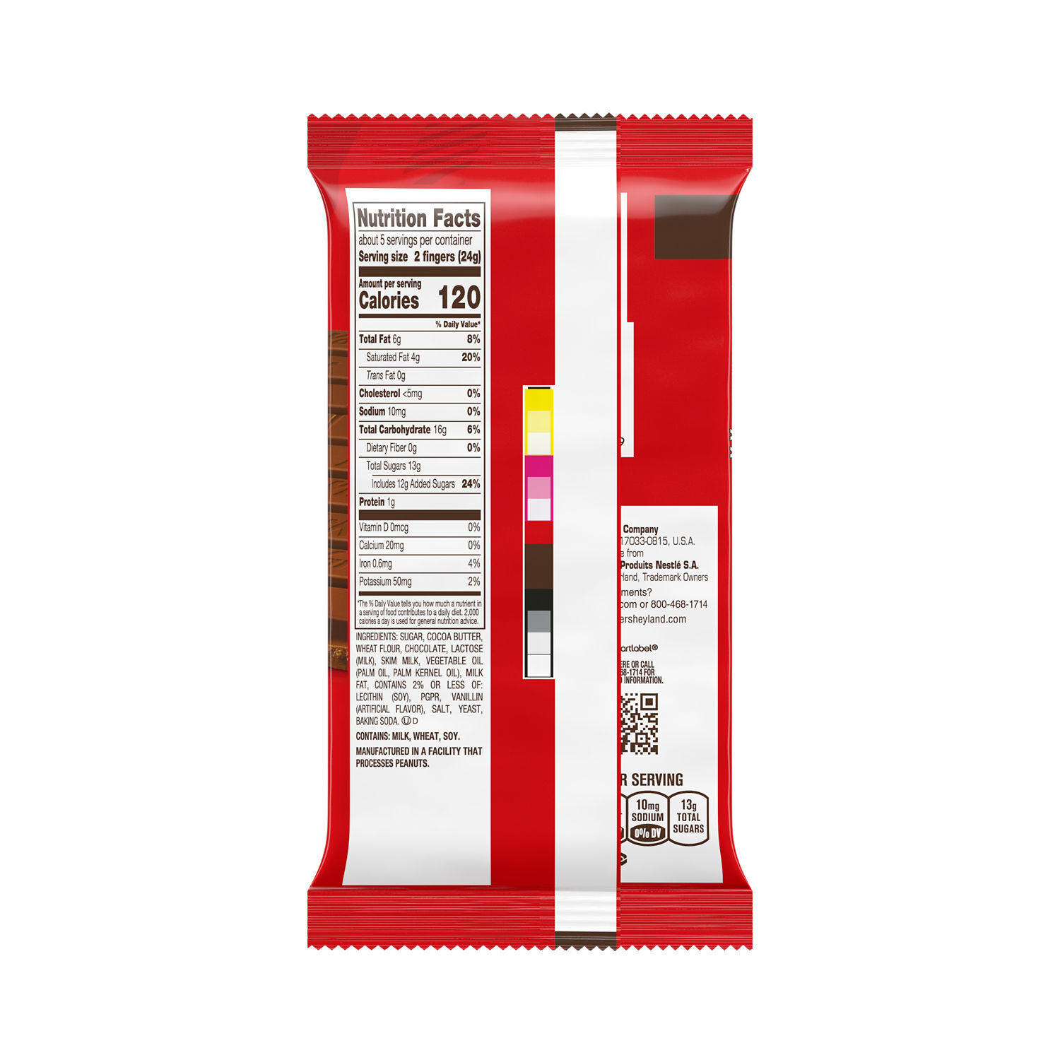 KIT KAT® Milk Chocolate Wafer XL Candy Bar, 4.3 oz (10 Pieces) - THE HERSHEY COMPANY