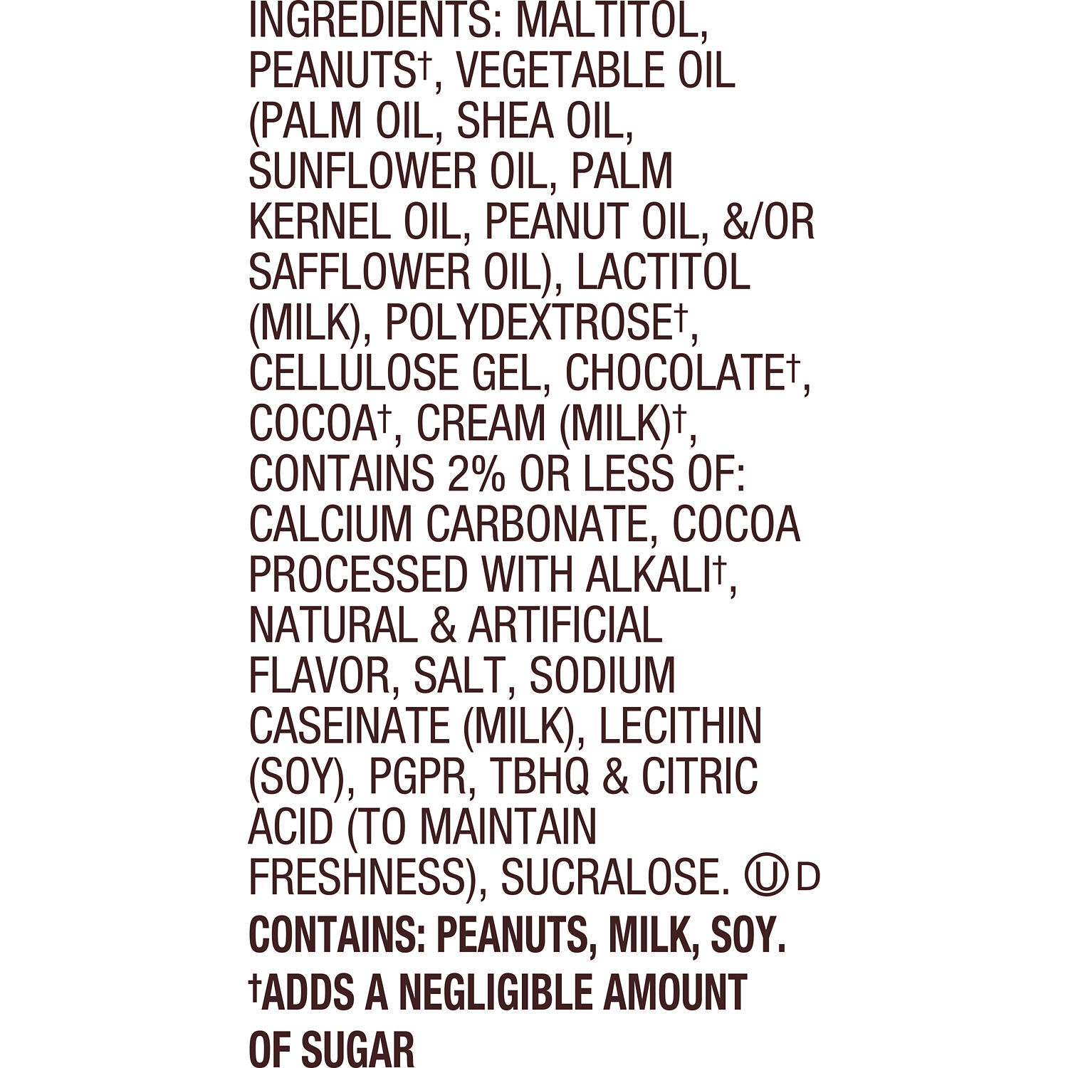 REESE’S Zero Sugar Miniatures Chocolate Peanut Butter Cups Candy Bag, 5.1 oz - THE HERSHEY COMPANY