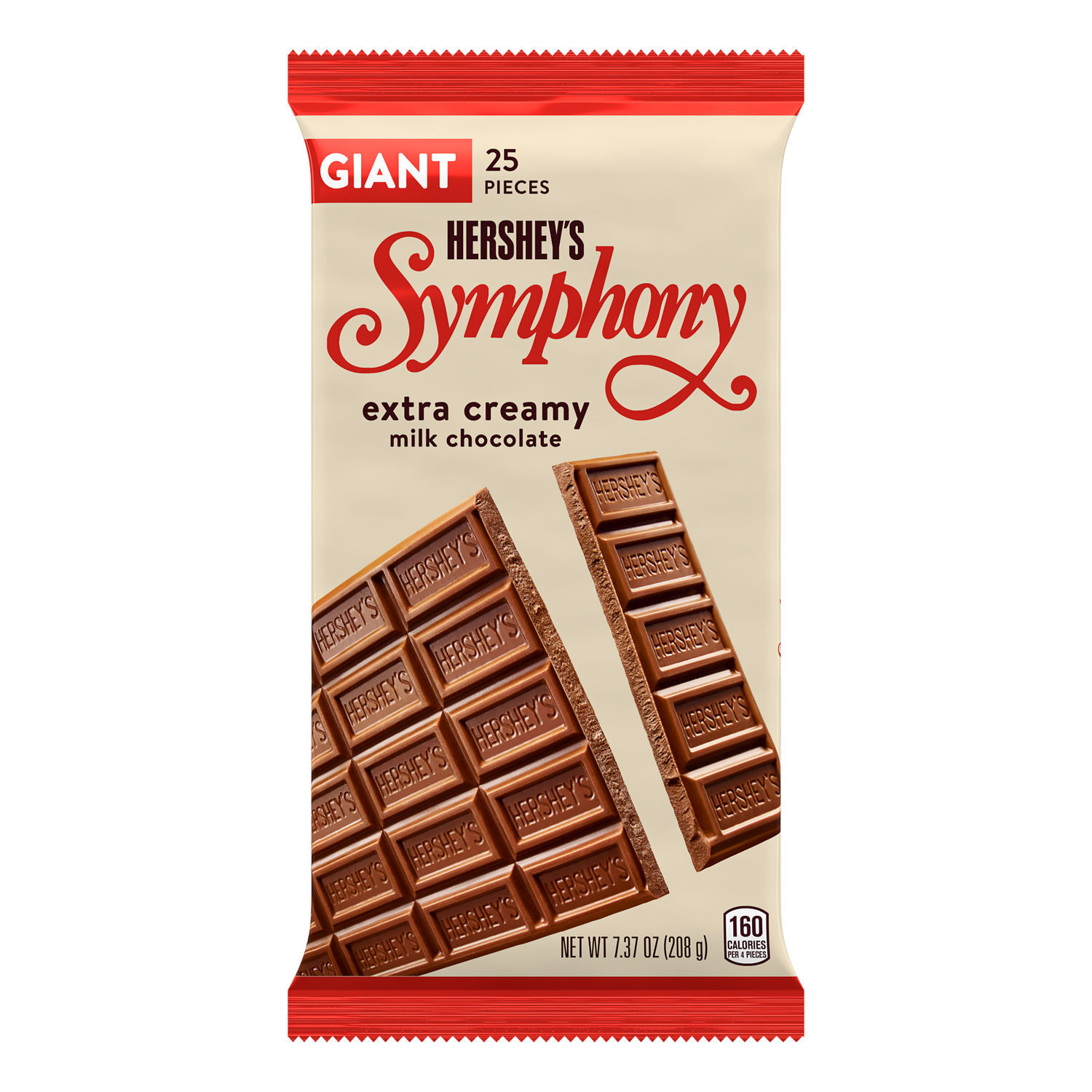 SYMPHONY Milk Chocolate Giant 7.37oz Candy Bar - THE HERSHEY COMPANY