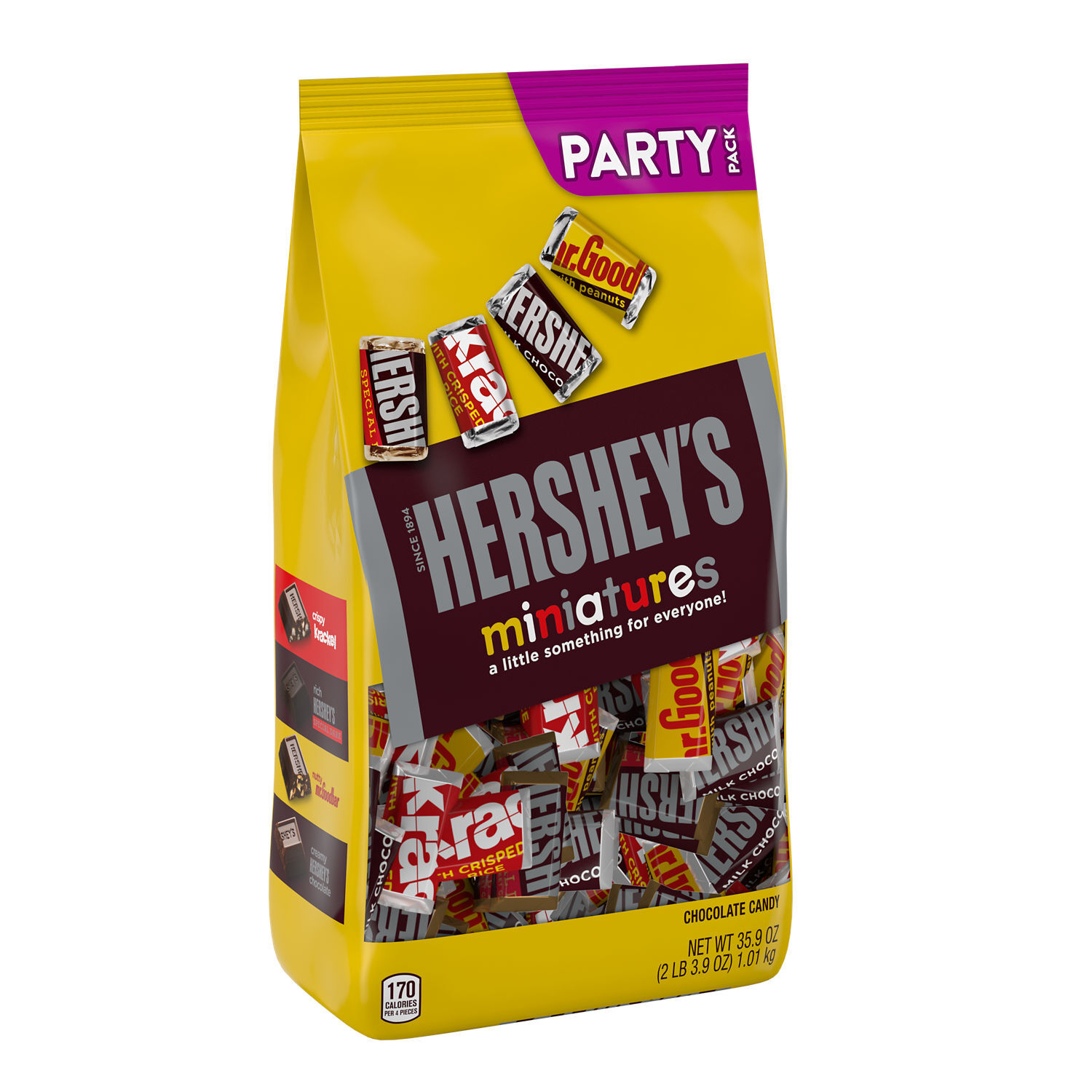 HERSHEY’S Miniatures Assorted Chocolate Candy Party Pack, 35.9 oz - THE HERSHEY COMPANY