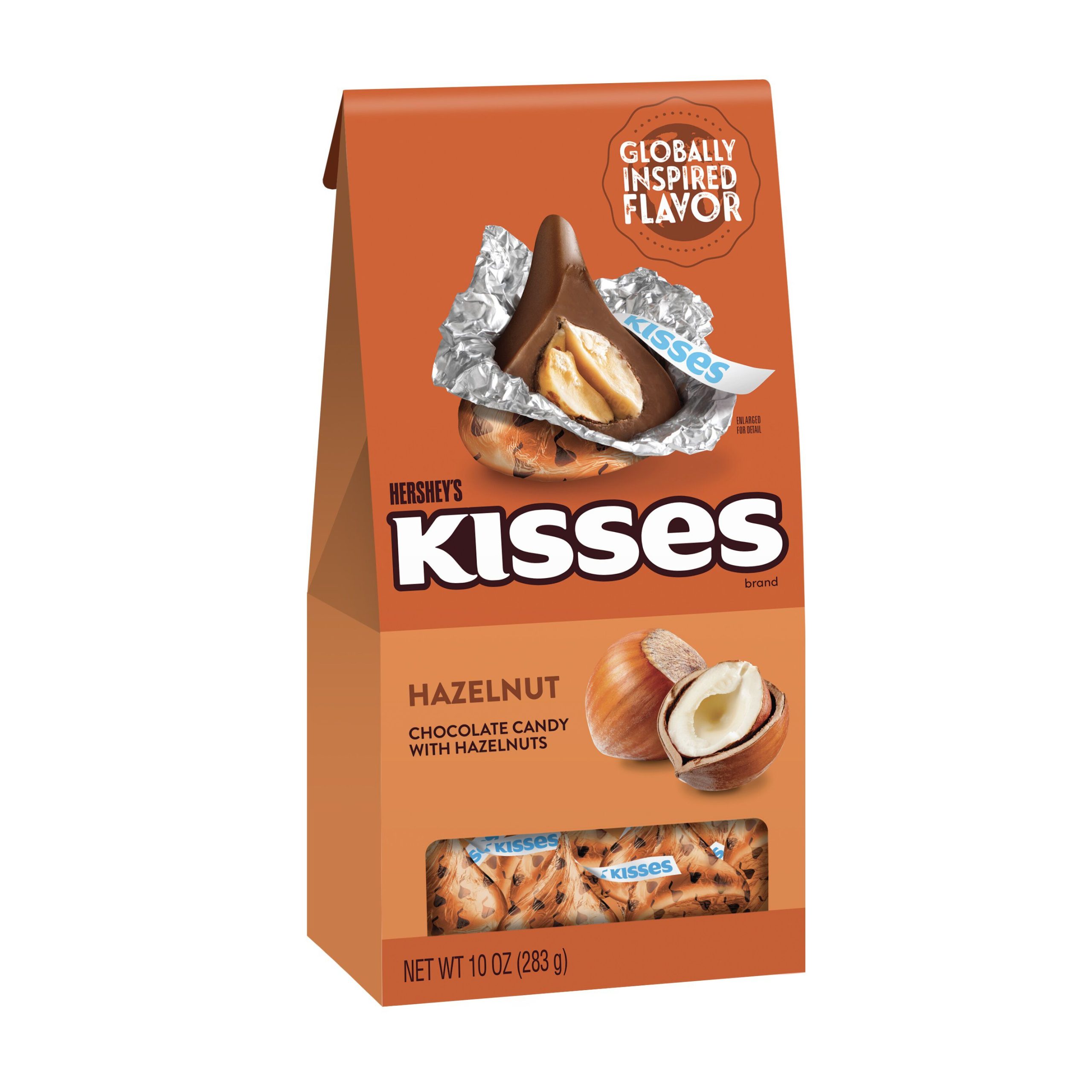 HERSHEY’S KISSES Flavors of The World Hazelnut 10oz Pouch - THE HERSHEY COMPANY